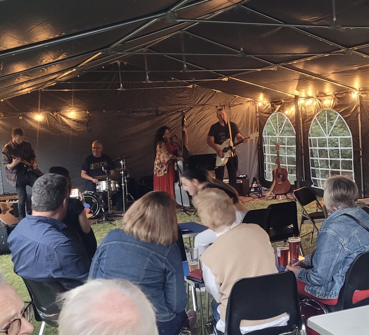 JubileeTap's tweet photo. Half an hour to go! Bridestone will be performing traditional Irish music in the Garden behind the Jubilee Tap as part of the Zig Zag Festival 2023!!

Yesterday's music from Missy Nelson created a night to remember!

Enjoy our beer, other tipples and great BBQ food! https://t.co/Rj67iCyZix
