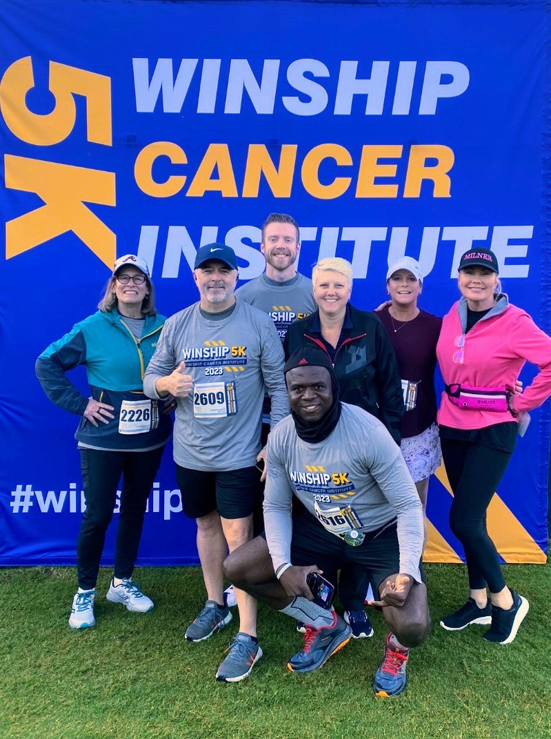 MilnerInc's tweet image. Good morning from the @Winship5K! 🌞 #TeamMilner is excited to be lacing up for a great cause today!

If you&apos;d like to join us in support of cancer research and treatments,  consider donating to: hubs.ly/Q024HW730 

#CancerResearch #Winship5K #MilnerInTheCommunity