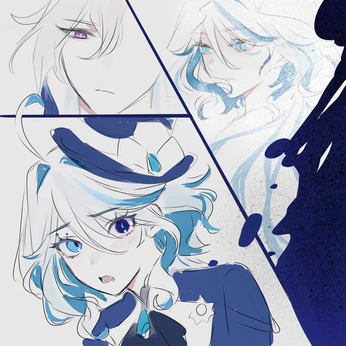 "are you alright?"headcanon~#Furina #neuvillette #genshinimpact #HoYocreators 