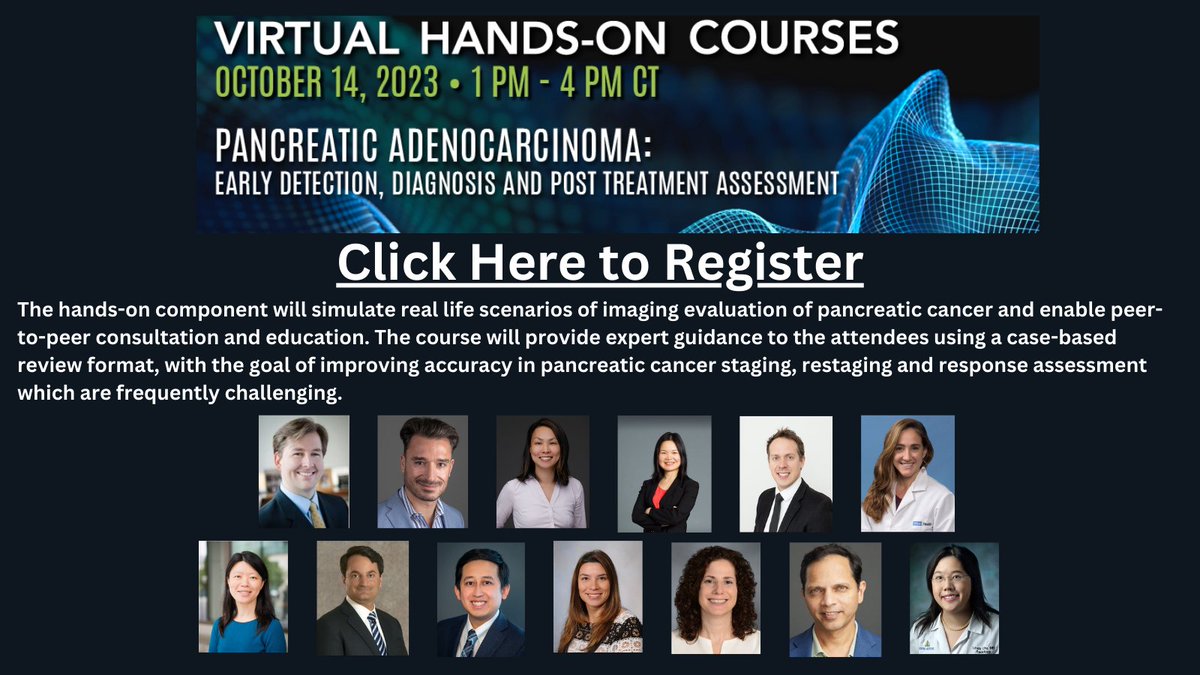 Join our experts @SAR_Pancan_DFP to learn about common pitfalls and practical tips for pancreatic cancer imaging! FREE for trainees! @Christian_vdP @lyndonluk @CandiceBolanMD @Anil_Dasyam @JenaDepetrisMD @Fouriebez @ehecht_md @LindaChuMD #abdrad #radres #radfellows