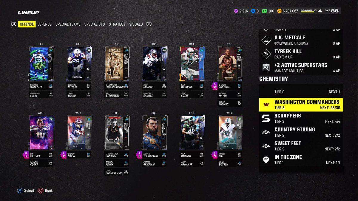 sahsburner's tweet photo. @FerdyHK 25 Commanders
Philly bunch on O, 61 out of KC Defense https://t.co/CYpDuiloSK