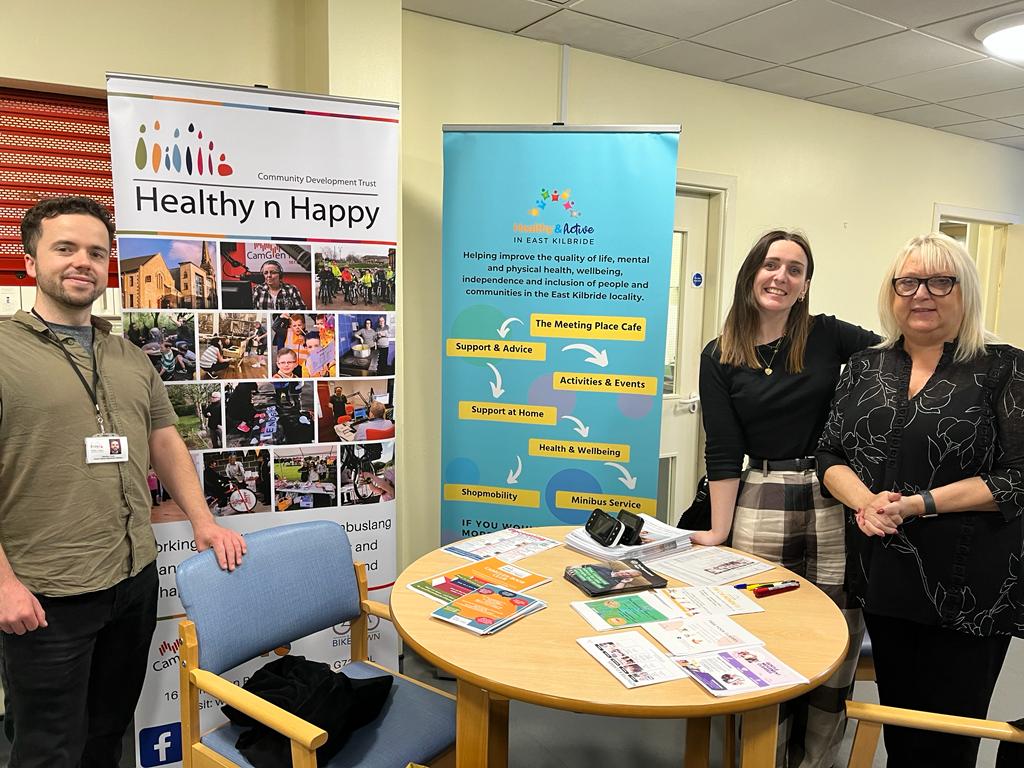connectedeastkilbride (@connectedek) on Twitter photo Last week the wonderful teams from <a href="/HAEastKilbride/">Healthy & Active</a> and <a href="/HnH_TheTrust/">Healthy n Happy</a> visited Hairmyres Hospital Care of the Elderly Ward Open Day to share information on their invaluable services and support ๐
#community #support #charity #eastkilbride Last week the wonderful teams from <a href="/HAEastKilbride/">Healthy & Active</a> and <a href="/HnH_TheTrust/">Healthy n Happy</a> visited Hairmyres Hospital Care of the Elderly Ward Open Day to share information on their invaluable services and support ๐
#community #support #charity #eastkilbride