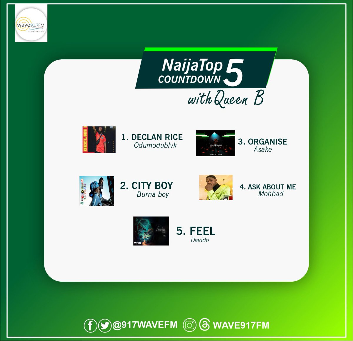 917wavefm's tweet image. #THECHART  #thisweek