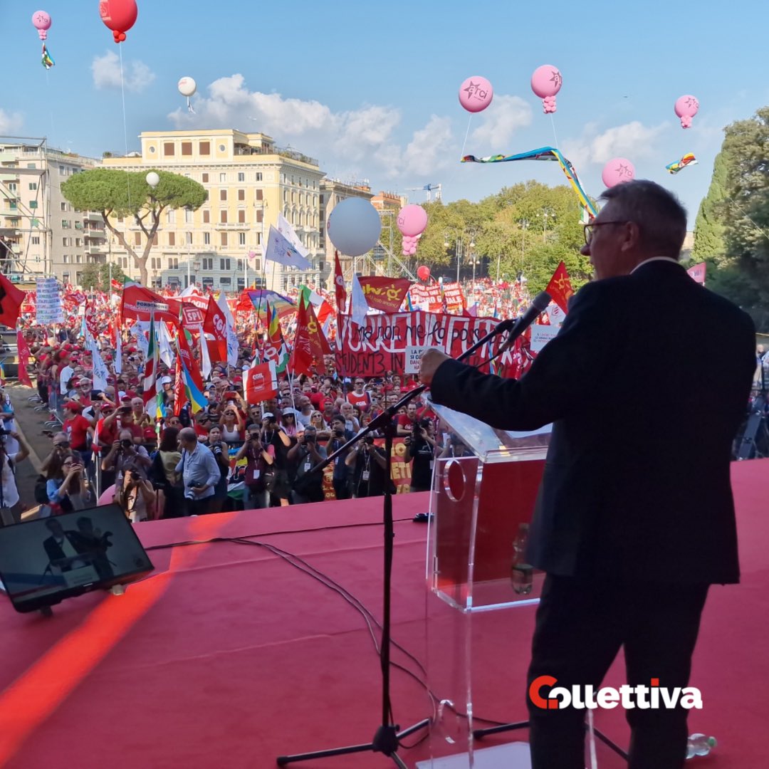 🟥#LaViaMaestra
La manifestazione nazionale si è conclusa nel migliore dei modi: una marea rossa di persone provenienti da tutta Italia hanno gridato a gran voce in difesa della nostra Costituzione, del lavoro e di tutti i diritti fondamentali 

#InsiemeperlaCostituzione