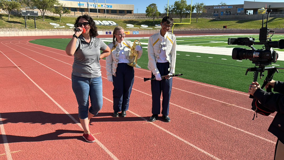 FabensISD's tweet photo. The Wildcat band before and after the Socorro Marchfest. We ARE the champions! 

#SmallTownTough https://t.co/y2Ba8E0HSi