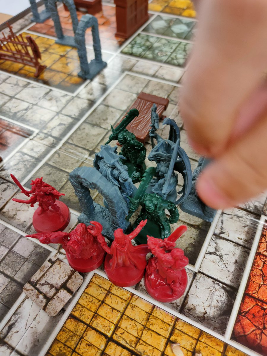 CCaerphilly's tweet image. Well then, the heroes are up to something, to upset #zargon

They are actually working as a team to take down #verag 

It's been a crazy #heroquest today @CaerphillyLib CTG session.

@CaerphillyLibs @heroquest @CaerphillyCBC @thegeekmancave @JoshtilzG