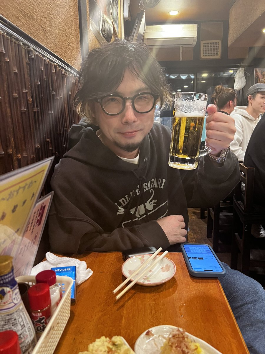 thumb_929's tweet image. ヨダさん(@yd7ok )とスカヴィル打ち上げ。
お疲れ様でした。
#AGEOFKID