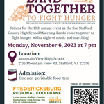Photo by Band Together to Fight Hunger (@BTTFHSCPS)