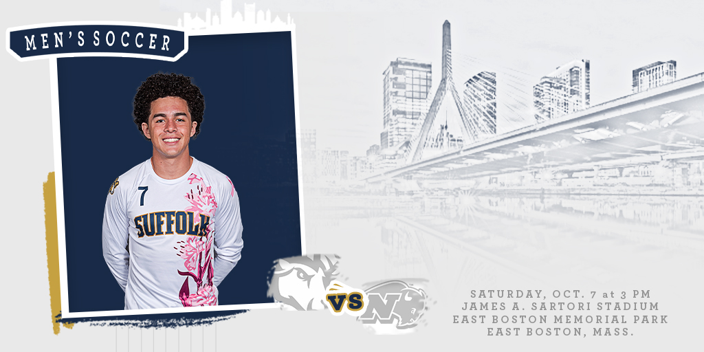gosuffolkrams's tweet image. .@suffolkmsoccer returns home &amp;amp; to #CCCMSOC action this afternoon

🆚 @NCBison_MSOC
⏰  3 PM
📍 East Boston, Mass.
📺 bit.ly/SuffolkPlaysig…
📊 bit.ly/46G4dig

#RamNation #d3soc