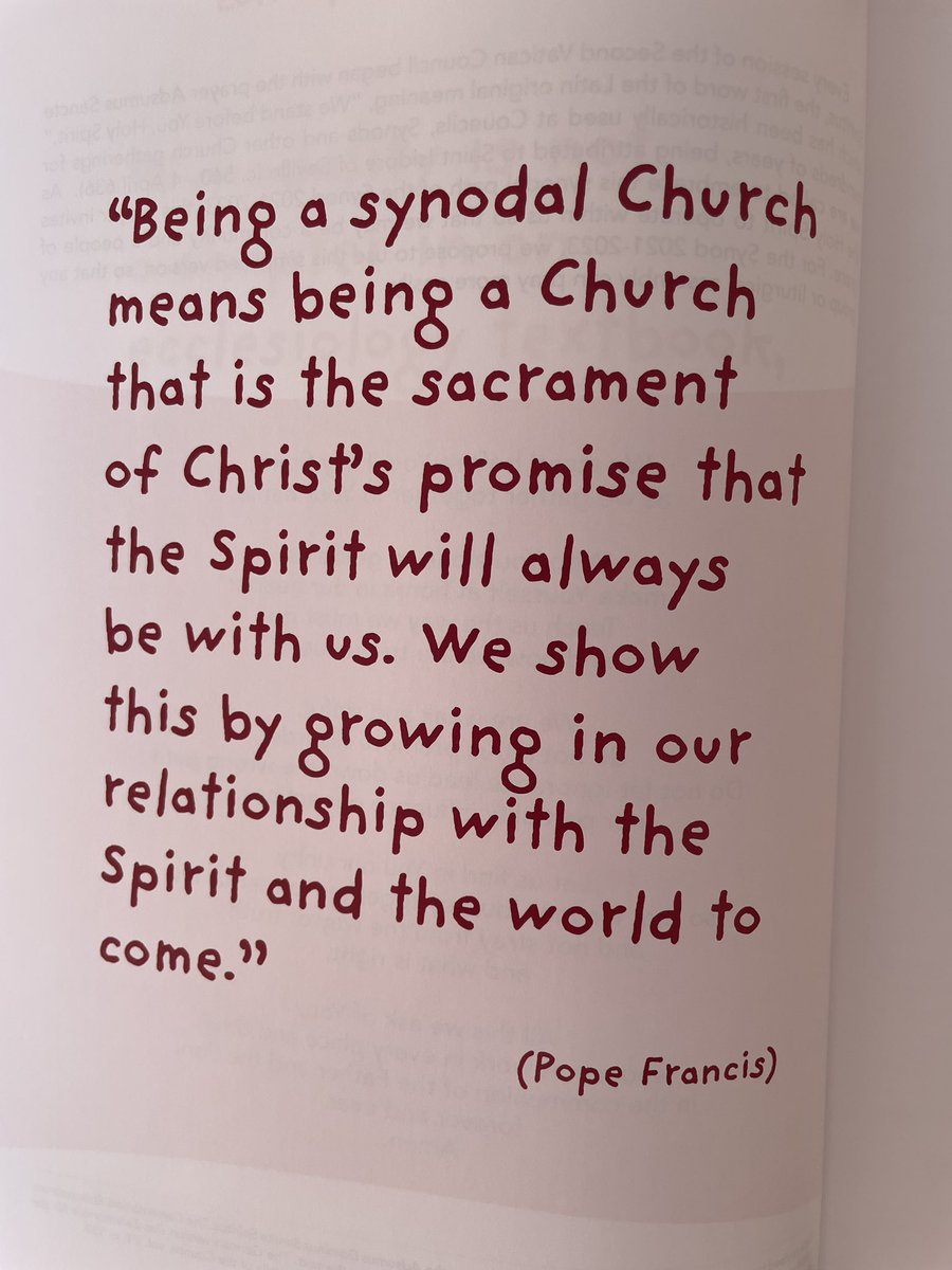 “Being a synodal Church means being a Church that is the sacrament of Christ’s promise that the Spirit will always be with us . . . “
Preface — The Synodal Journey Documents