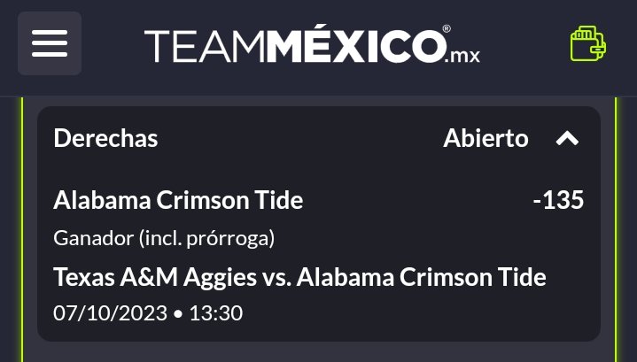ArielHEG's tweet photo. #NCAAF 🏈🔥
Ayer confie mucho en kansas, hoy vamos por la revancha en el colegial vamos con buena vibra 🍀🔥🙏🏾🤞🏾
#picks #apues https://t.co/T86kLszm1H