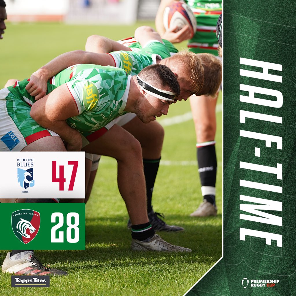 LeicesterTigers's tweet photo. Defeat in Bedford. 

#BEDvLEI 🏉 #COYT 🐯 https://t.co/CmsC97PFYM