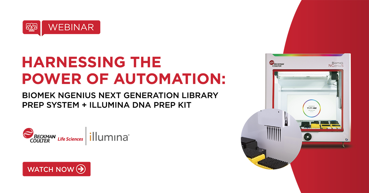 BCILifeSciences's tweet photo. Illumina conducted an experimental study comparing manual and automated #NGS sample prep using @illumina's DNA Prep kit on the Biomek NGeniuS System. 

Grab a ☕ and hear the results: https://t.co/gRqTGb86hp

#Research #Genomics #Automation #LibraryPreparation #Biotech https://t.co/SXf7QcpjEX