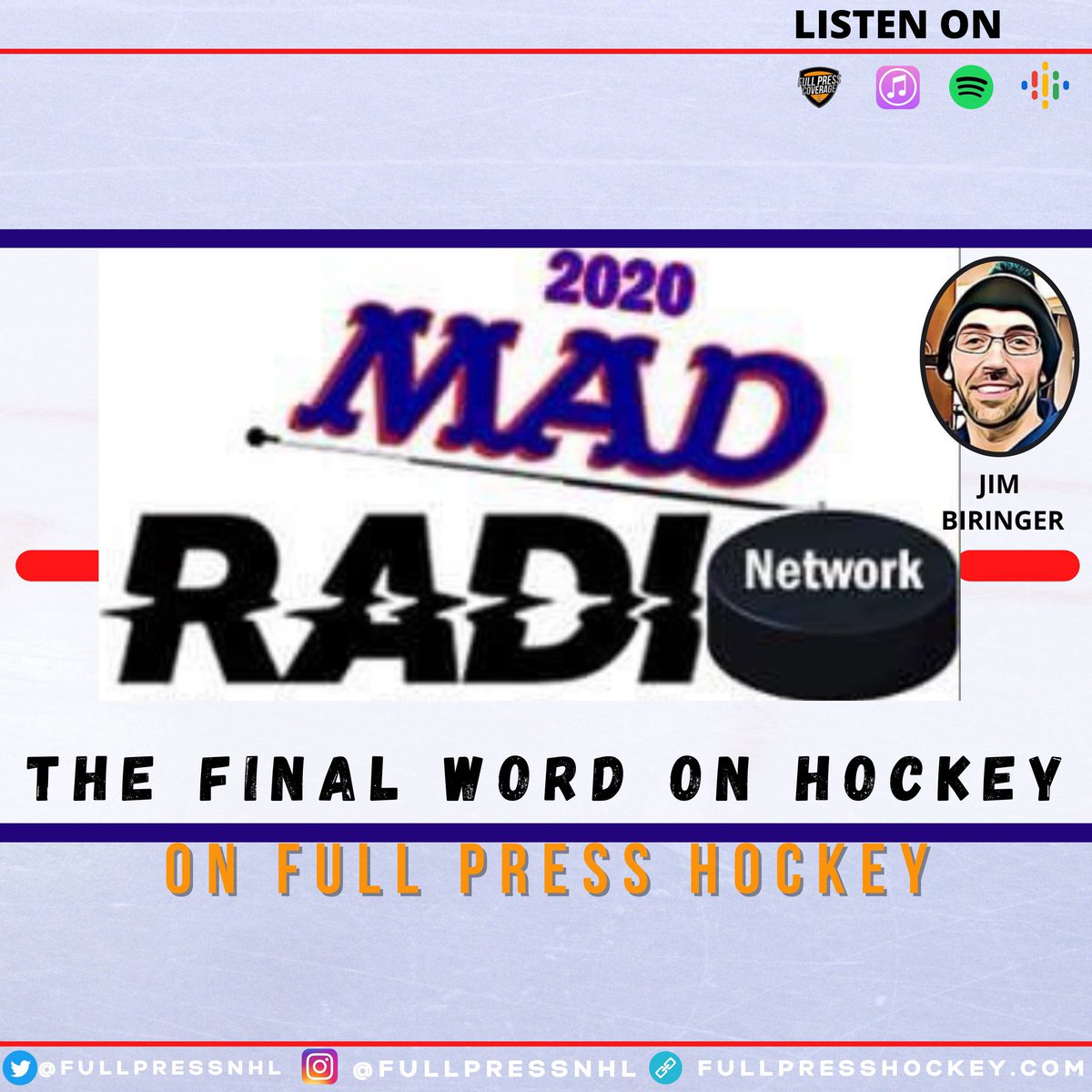 JimBiringer's tweet photo. 🚨New Episode 🚨

The Final Word on Hockey in association with Let’s Talk Pucks was back as I was joined by @JohnRestaino13 from @GoalgettersS2 as we preview the Metro Division. #letsgocanes #njdevils #letsgopens #nyr #nhl 

Like, Listen, Subscribe: 
https://t.co/OBkxlSt2eP https://t.co/fOYnfCLNv3