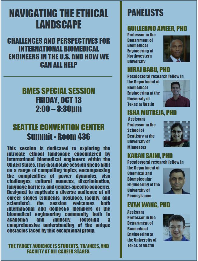 rupakdua's tweet photo. I am looking forward to #BMES2023 in Seattle next week with many presentations, our special session, and meeting new and old friends and colleagues. 

https://t.co/JwnIRwj9KI https://t.co/lugoNBqnXm
