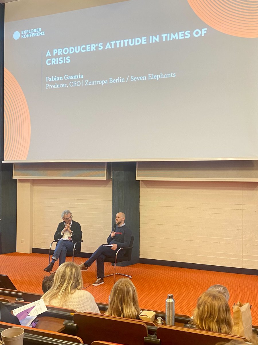 Great talk about filmmaking in time of crisis yesterday at Explorer Konferenz, highlighting a case study on THE PROMISED LAND aka BASTARDEN which premiered recently in Venice and Hamburg. #zentropaproductions <a href="/theofficialmads/">Mads Mikkelsen Official</a> @moin_film