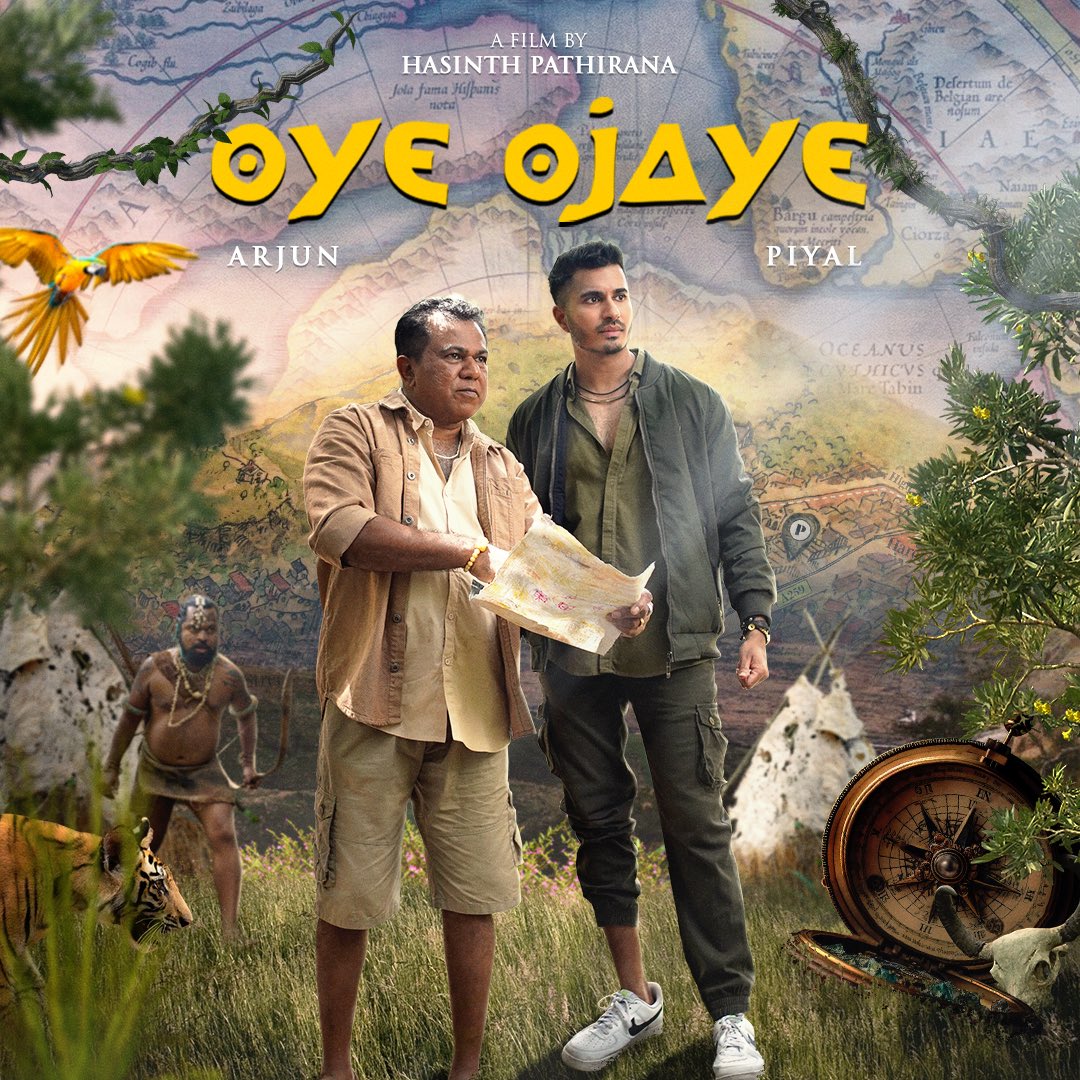 Hasinth's tweet image. Honored to helm the visuals and co-compose the official remix of this beloved Sri Lankan baila anthem “OYE OJAYE”
Beyond grateful to collaborate with the musical legend @piyalpereragypsies and my extremely talented brother @arjunartist 

#Remake  #OyeOjaye #Gypisies #Arjun