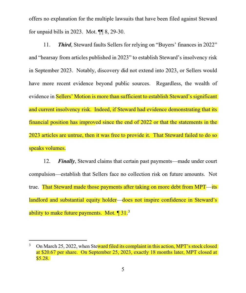 AIMhonesty's tweet photo. Seems the round tripping experts are deleting history. Shame they can't change transcripts for $MPW. #FraudBags states @Steward are in gd financial health while claimants state they're likely insolvent. Maybe #Scamner can assist clarifying this? 60days absent of Steward accounts! https://t.co/ZkU9ZabQfN
