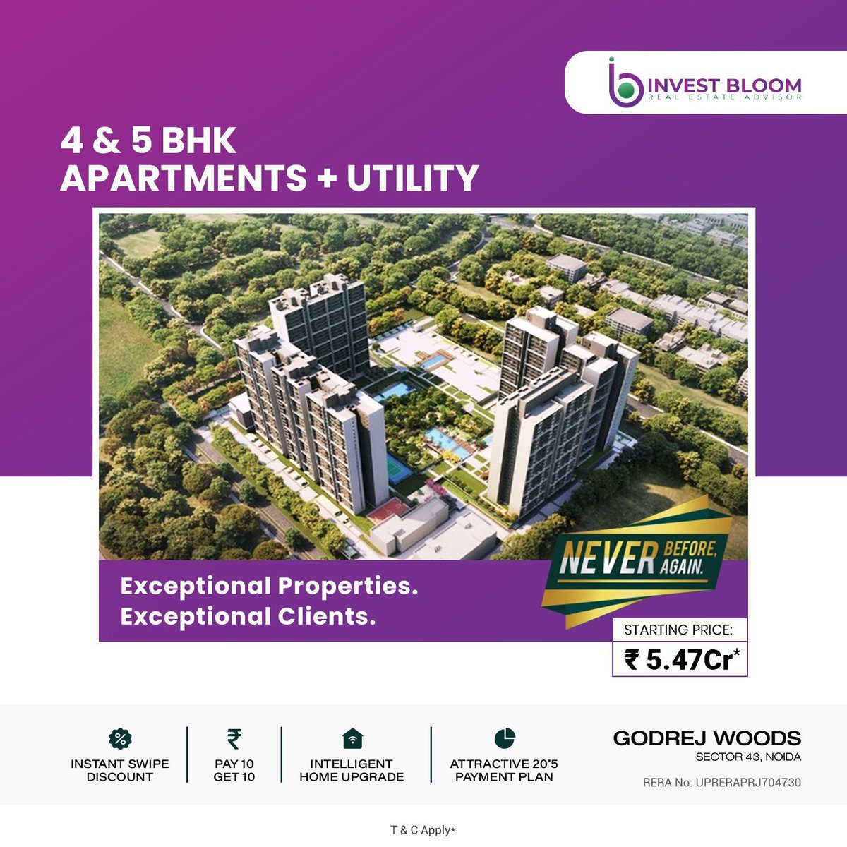 bloom_invest's tweet photo. Step into a world of opulence and tranquillity at Godrej Woods, where every detail is meticulously crafted to offer you the finest in modern living.
Visit Us: https://t.co/b8Pe9Sgh7c
#propertyinvestment #luxuryproperty #investment #realestate #property #investbloom https://t.co/uhxS9zw0Vj