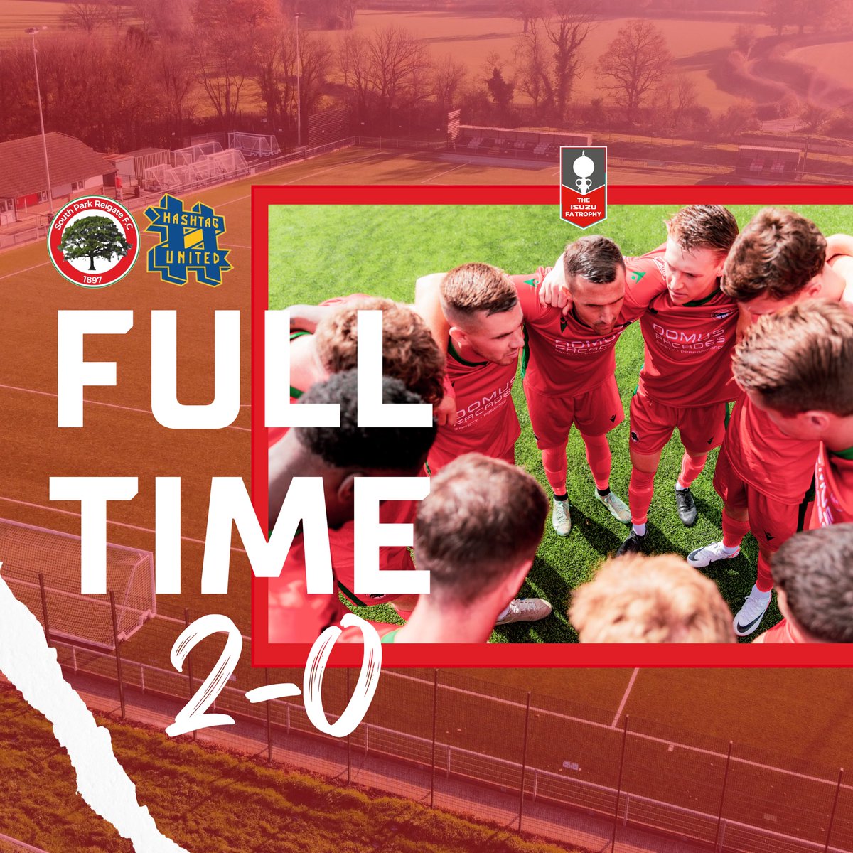 South_ParkFC's tweet photo. 𝗙𝗨𝗟𝗟 𝗧𝗜𝗠𝗘 𝗥𝗘𝗦𝗨𝗟𝗧 | ⚡️
What a shift & what a win 😍😍😍 into the next round of the @IsuzuFATrophy 🙌
Goal scorers:
@_117Ethan ⚽️
Sponsored by Image Ceilings
@boogie_1st ⚽️
Sponsored by @EliteSPCoaching
All the best to @hashtagutd 🤝
#UpTheSparks
❤️💚🌳⚡️ https://t.co/KdlxaQlKlE