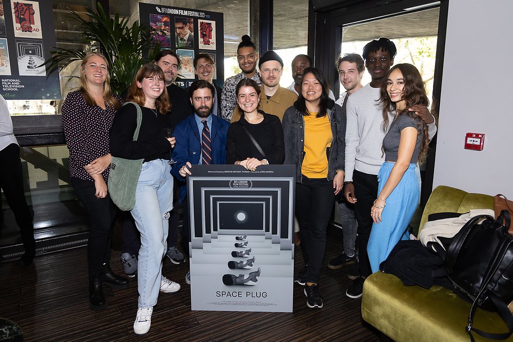 jonwardle's tweet photo. What a day! It was brilliant to premiere the @NFTSFilmTV Star Imagine (Disney+) films at #Lff this morning. Here are some of the filmmakers celebrating post screening…and rightly so they worked SO hard. https://t.co/4CgdOaIk62