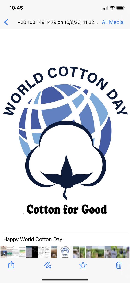 Today is World Cotton Day. Cotton is the world’s leading natural fiber. Cotton is much safer for the environment than manmade fibers as it is biodegradable and a sustainably produced product.