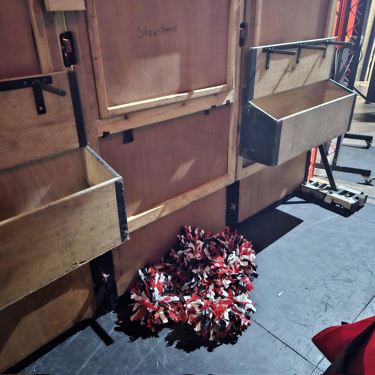 The pom-poms are set! Will we use them tonight? Up to you, <a href="/albanytheatre/">Albany Theatre</a> Coventry!