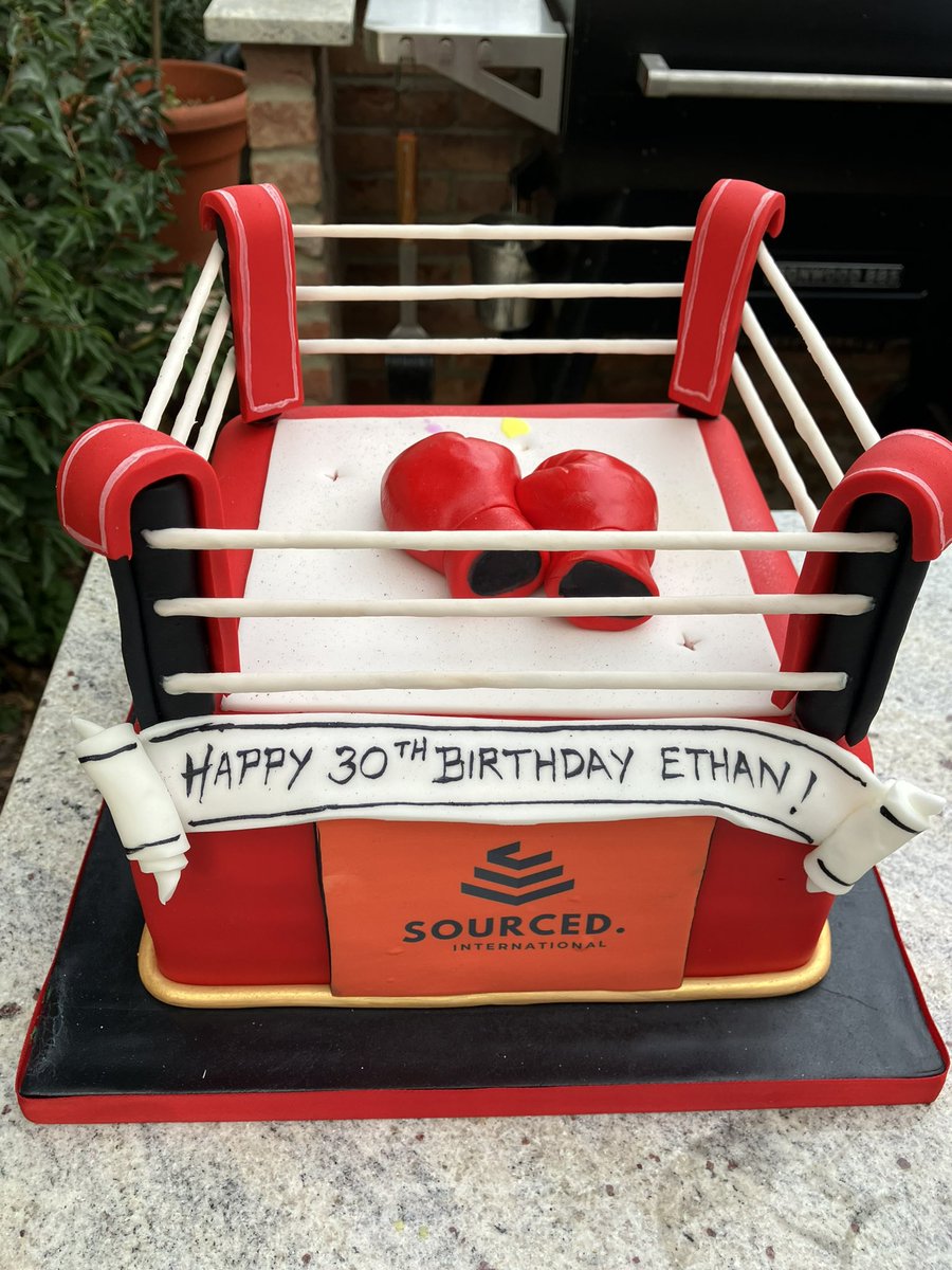 Happy 30th birthday son. Fabulous cake … thank you Simply Cakes in Weybridge.
