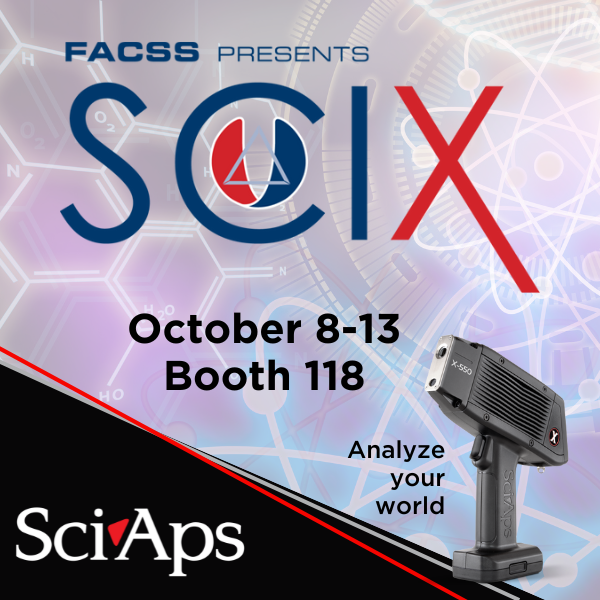 SciAps_Inc's tweet photo. Join us at #SciX2023! Demo XRF &amp; LIBS analyzers and attend SciAps CTO  Dave Day's presentation on "LIBS Analysis of Aerosolized Lithium Brines" on Wednesday, Oct 11. #SciAps #XRF #LIBS #analyzers
https://t.co/fzoiLxnZA9 https://t.co/UGteFePKOs