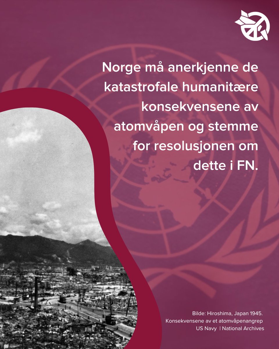 I en tid der faren for bruk øker, er det enda viktigere å spre kunnskap om konsekvensene, og å fordømme og stigmatisere atomvåpen. #nuclearban