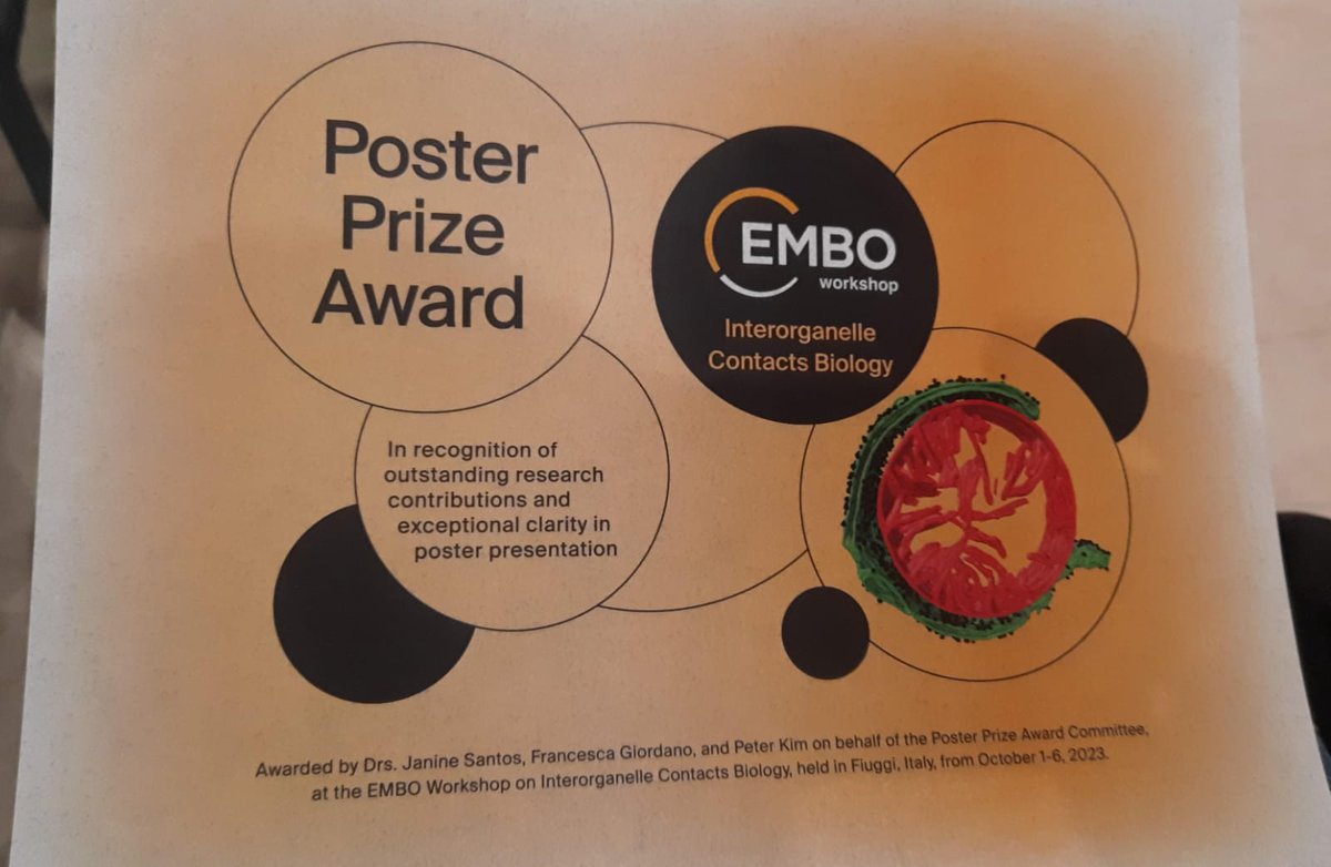 Very happy to be part of the #EMBOcontactBiology in Fiuggi, Italy. Came across incredible science been done in the field and had an opportunity to present my data in the form of poster. Big thanks to the organizers for putting an amazing meeting. My first poster award ever!