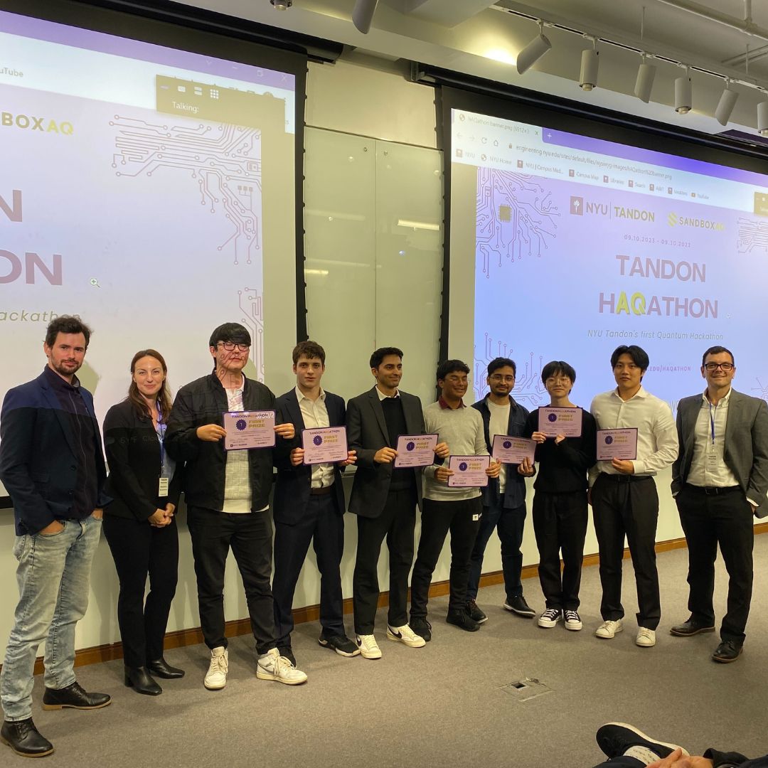 nyutandon's tweet image. This hackathon was an opportunity for students who were eager to gain a deeper understanding of #quantumtechnology to roll up their sleeves & get their hands dirty with some real #quantumprogramming.
#NYUTandonMade