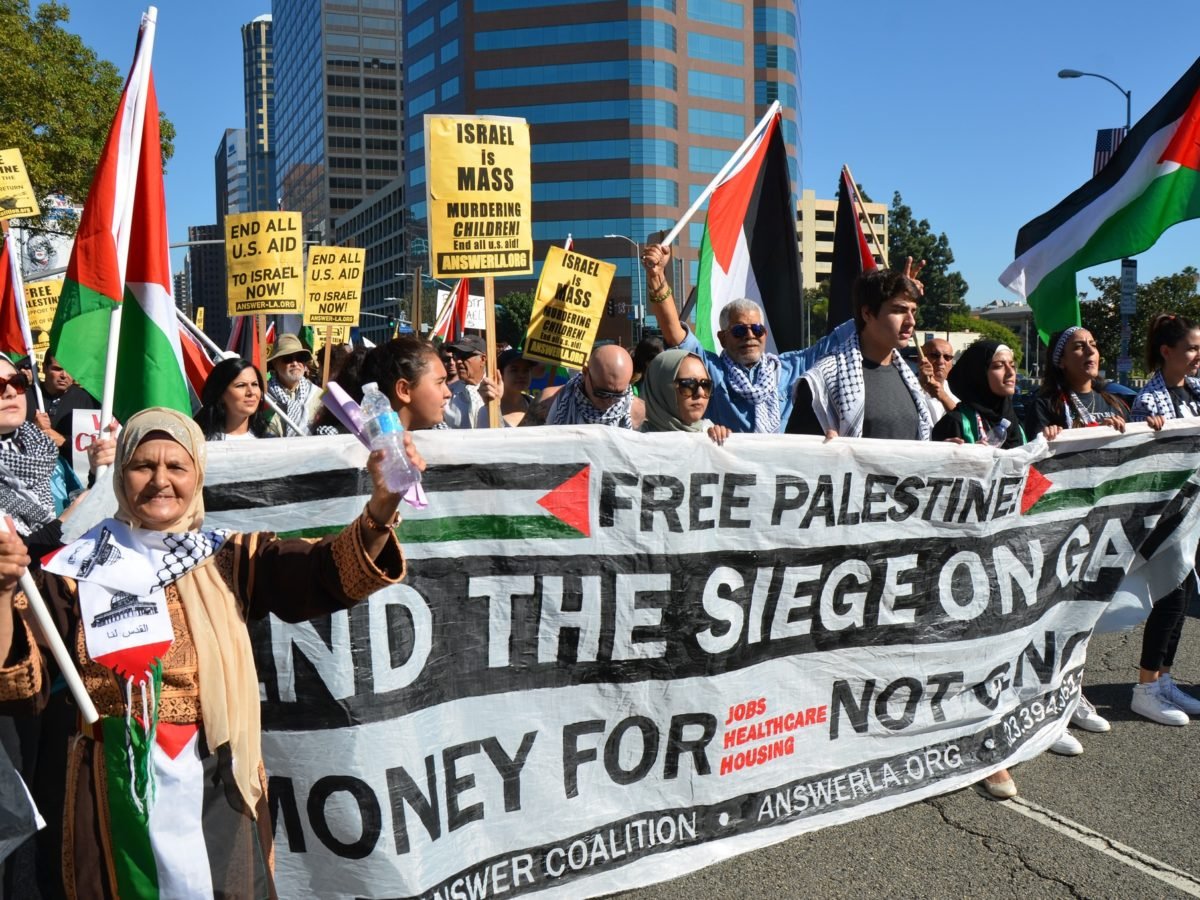We join the world in standing with the people of Palestine in their just and courageous struggle against occupation. 

End all U.S. aid to Israel! Without U.S. support this racist, apartheid regime could not stand. Free Palestine!