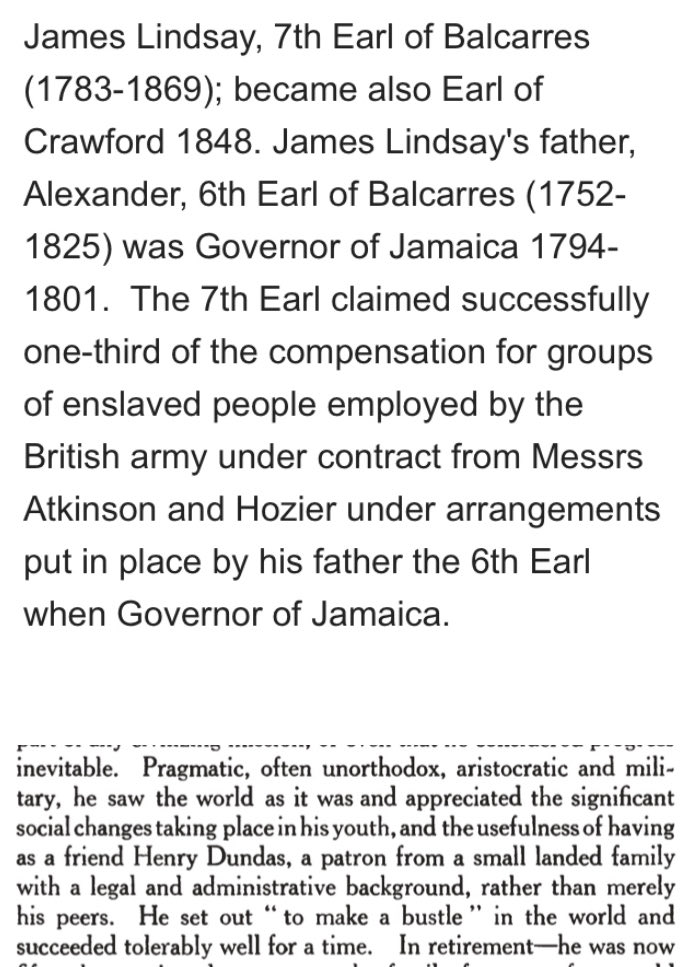 SirGeoffPalmer's tweet photo. Put back the people’s plaque Viscount Dundas-Melville…here your ‘abolitionist’ Dundas ordered his aristocratic governor Balcarres of Jamaica to buy slaves for his depleted army to protect the rich Jamaica colony etc. Then Balcarres’ son collects compensation for the army slaves. https://t.co/hhFUumcvAJ