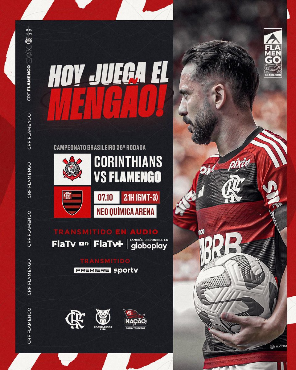 ❤️🖤DÍA DE MENGÃO❤️🖤
#CORxFLA