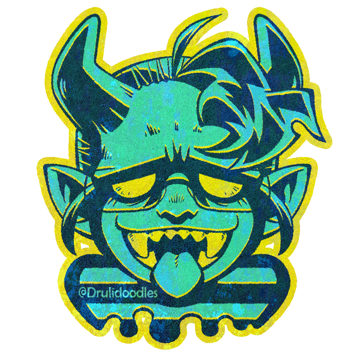 Halloween month demands new Halloween display!
Went for 90s sticker Yokai look this time!