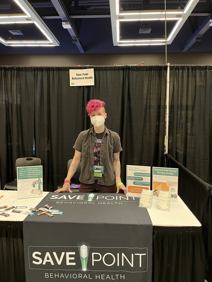 Come say hi to us at the <a href="/SavePointBH/">Save Point Behavioral Health</a> booth at <a href="/GeekGirlCon/">GeekGirlCon 🏳️‍🌈</a> this weekend!
