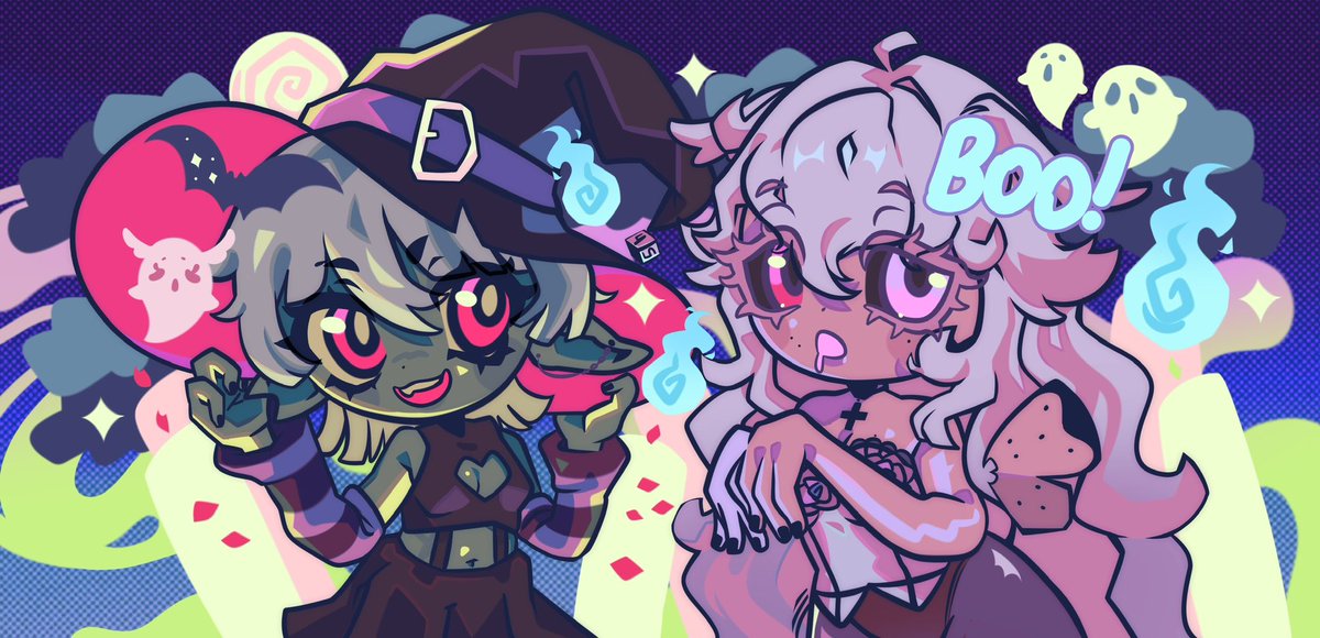 pixie_lotl's tweet image. 🪦🩵halloween ych thread !!
lots of ghosties👻