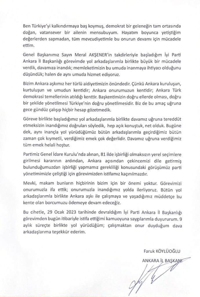 Kamuoyuna açıklamamdır.