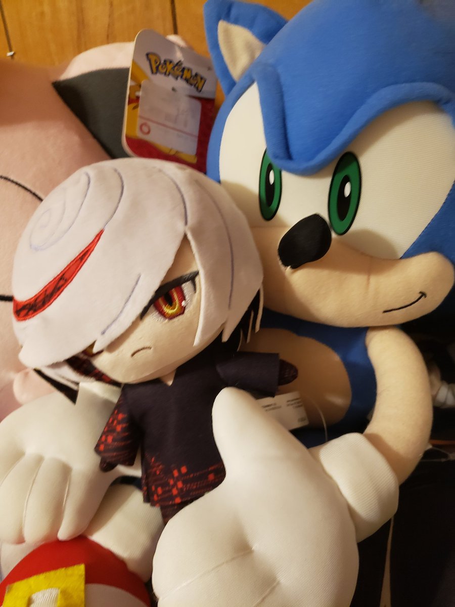AnimeJunkieSama's tweet photo. YAY!! My GE Sage plushie finally arrived ๐ !! Eggman has his daughter now ๐ญ ... And Sonic a new friend, lol. #GEanimation #SonicTheHedgehog #SageChiquita https://t.co/XRTqCZNnGm