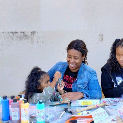 PreK first Saturday at Home Depot ❤️🤘🏽 #plummerstrong