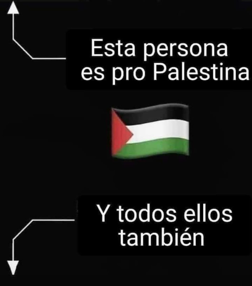 Si apoyas a Palestina, dale RT y comenta Palestina Libre.