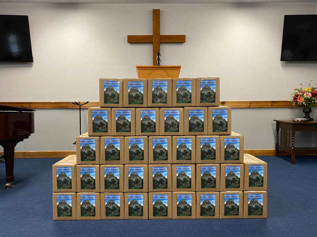 10,000 Spanish John and Romans finished this weekend by Truth Baptist Church in Jefferson, Maine.  This was the seventh church this year that did their first ever Seedline project.