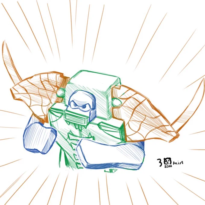 I haven't really drawn Rhinox enough... Well, I did do the best version as a 30-minutes sketch once. 