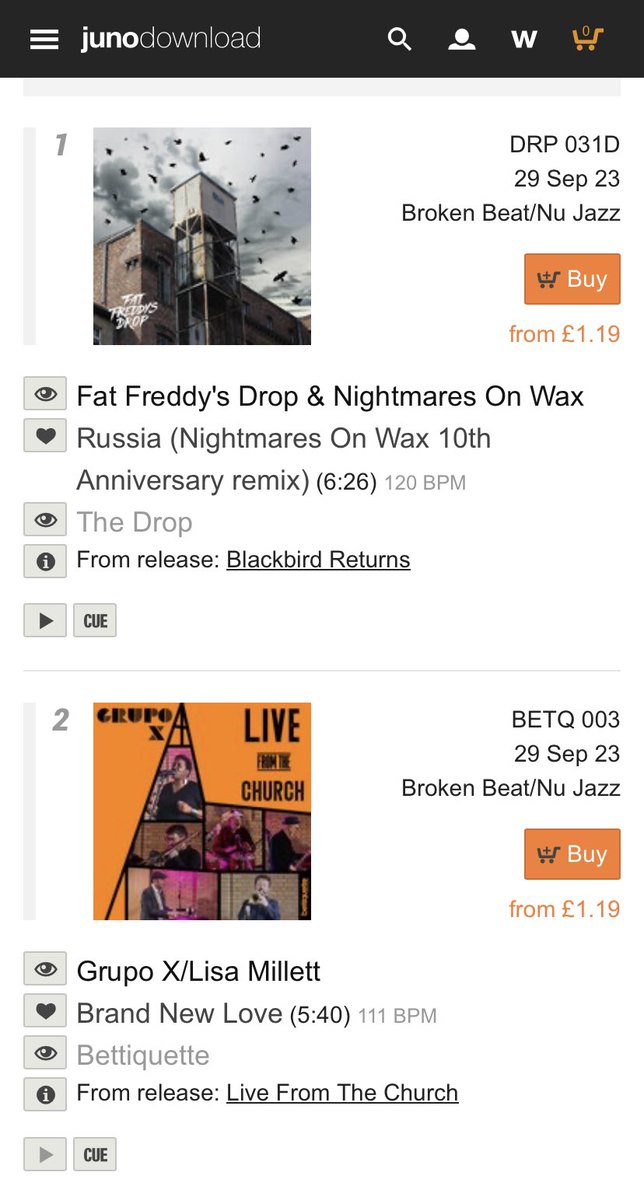 GrupoX's tweet photo. Happy that our live version of Brand New Love is No.2 in the Juno Recommends Chart @junodownload #livemusic #latinjazz #jazz #acousticsoul #newmusic https://t.co/v6wrDkfVMV