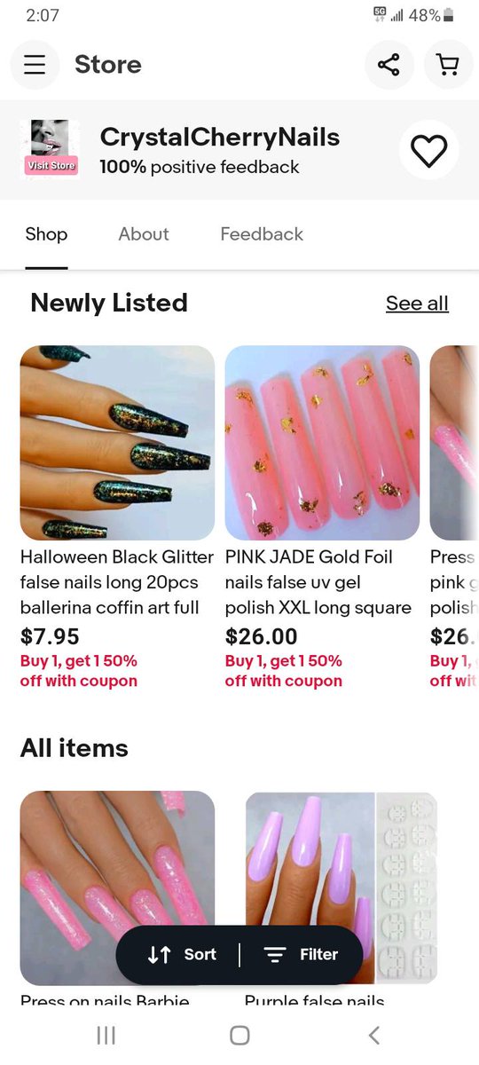 BUY 1 GET 1 HALF OFF!  ow.ly/te6A50NK6h3  #follow   #teamfollowback #nailart #pressonnails #saturdaymorning #saturdayvibes
