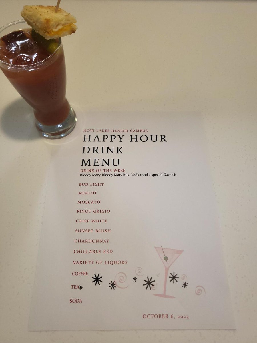 NoviLakesHC's tweet photo. Happy Hour was "Bloody" Good today!!  Complete with Bloody Mary's and Frankenstein spinach artichoke dip!  Everything was so good we almost didn't get a picture! #trilogyliving https://t.co/K1uXe9jxDy
