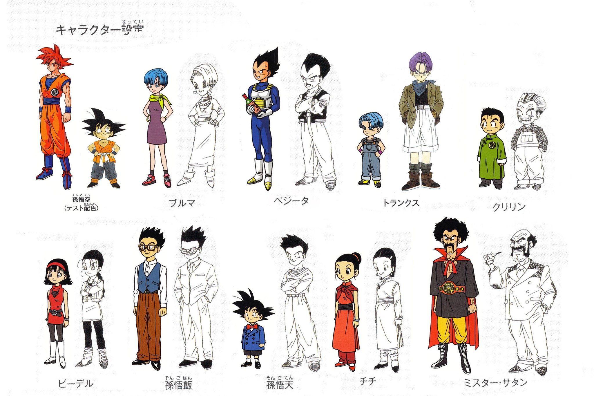 Dragon ball 2024 gt characters