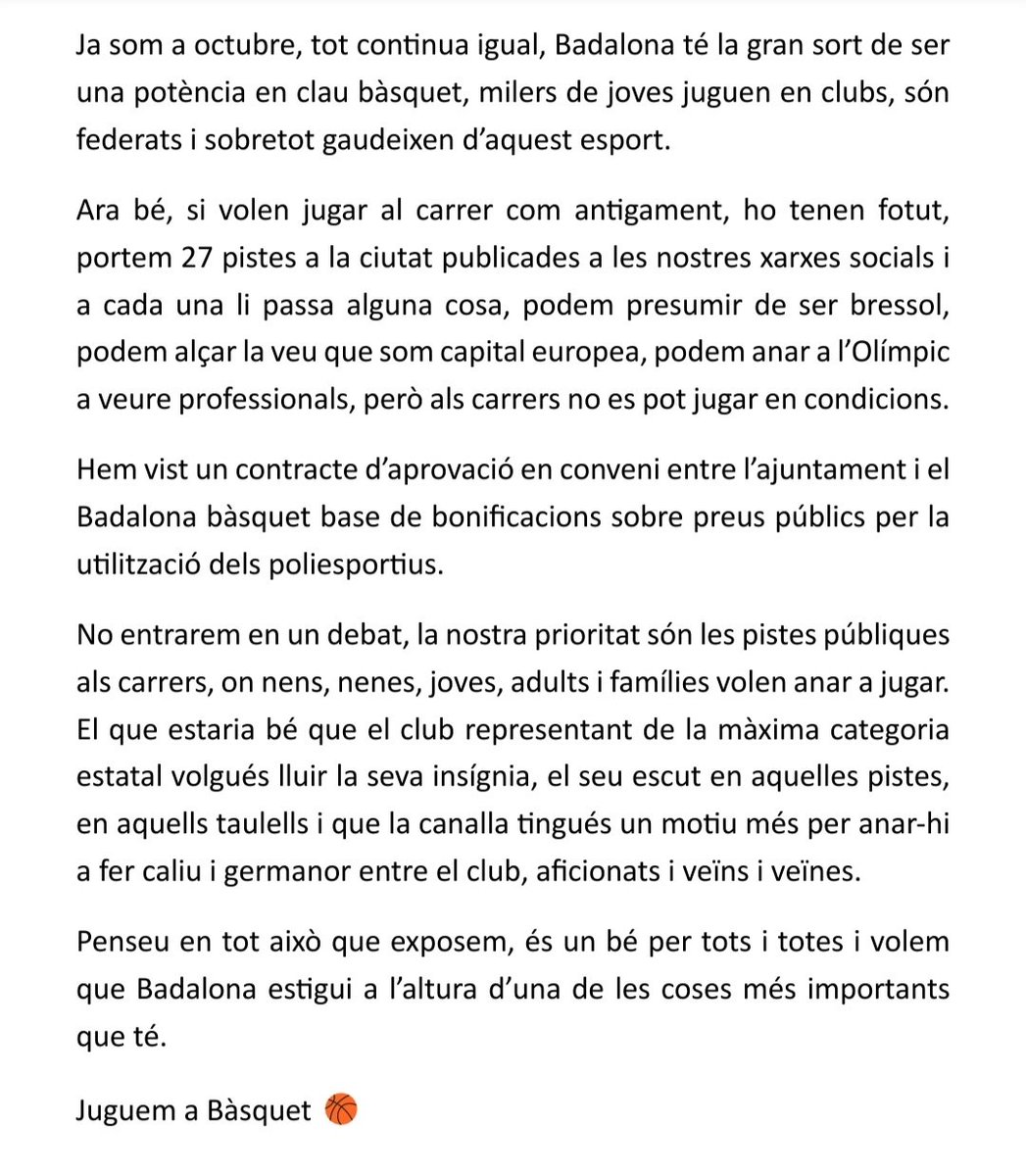 Comunicat Octubre 2023
S'agraeix difusió
#badalona
#bressoldelbasquet
#juguemabasquet