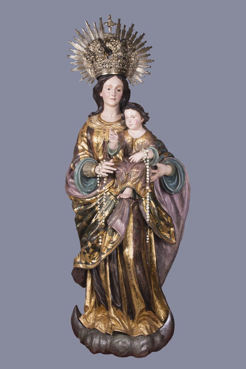 Carlospenjor's tweet photo. En el día de la festividad del Santo Rosario, recordamos este Proyecto de Conservación y Restauración sobre el Retablo, y Capilla de la Virgen del Rosario de la @SanJacintoPQ . #conservation #restauration #heritaje #rosario https://t.co/65ANPrVExI